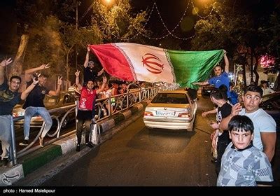 Iranians Rejoice at Team Melli’s World Cup Win over Morocco - Photo news - Tasnim News Agency