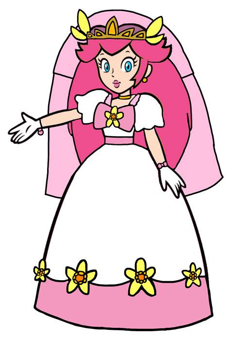 Princess Peach as Wedding Peach (Bridal Dress) by Joshuat1306 on DeviantArt