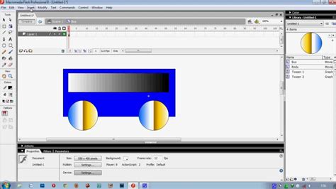 Macromedia Flash Pro 8 "Animation" Tutorial - YouTube