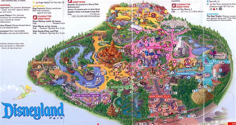 Printable Disneyland Map