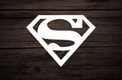 Superman Decal Superman Sticker Superman Logo Decal | Etsy