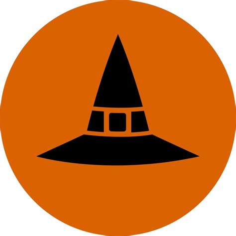 Witches hat, illustration, vector on white background. 13509933 Vector Art at Vecteezy