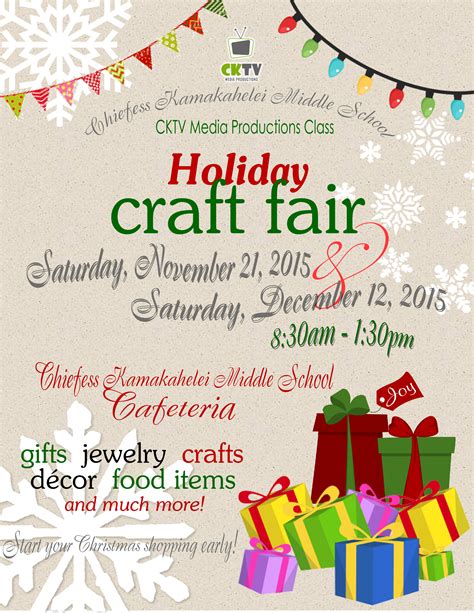 Holiday Craft Fair | Kauai.com Events Calendar