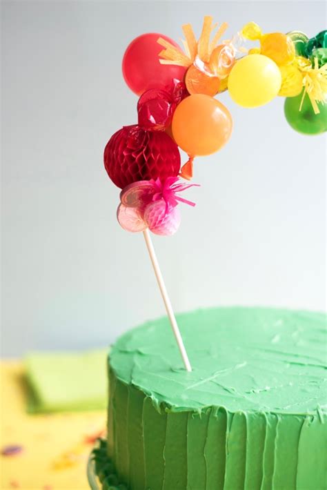 Rainbow Cake Topper DIY