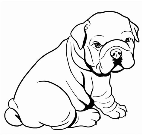 Bulldog Coloring Pages - Best Coloring Pages For Kids | Dog coloring ...