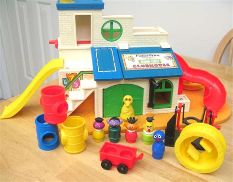 Fisher Price Vintage Sesame Street Clubhouse - Vintage Render