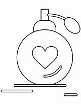 Valentines Day Love Perfume coloring Page  Free Printable Coloring Pages sketch template