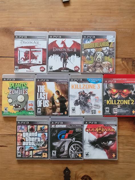 My top 10 PS3 games. What are yours? : r/gamecollecting