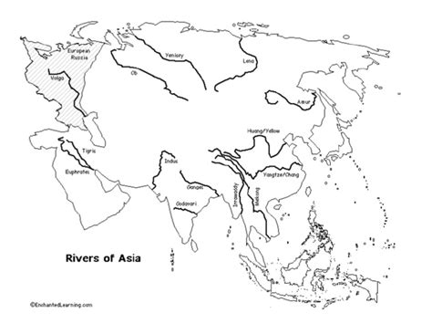 Asia Map Labeled | PDF