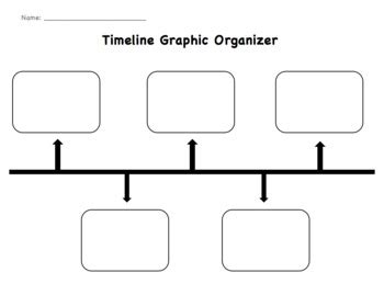 Timeline Graphic Organizer by Mrs. J's Primary Library | TPT