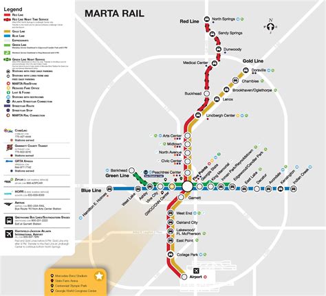 Marta Rail Map