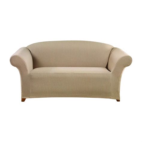 Stretch Ticking Stripe Loveseat Slipcover - Sure Fit | eBay