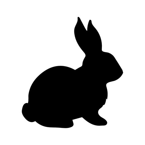 Rabbit Bunny Silhouette Svg 289 Svg Images File - vrogue.co