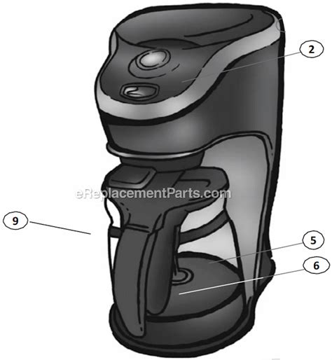 Mr. Coffee BVMC-EL1 Parts List and Diagram : eReplacementParts.com