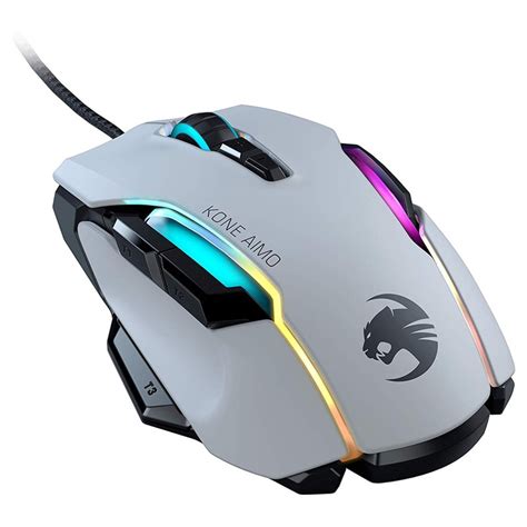 White Gaming Mouse Rgb