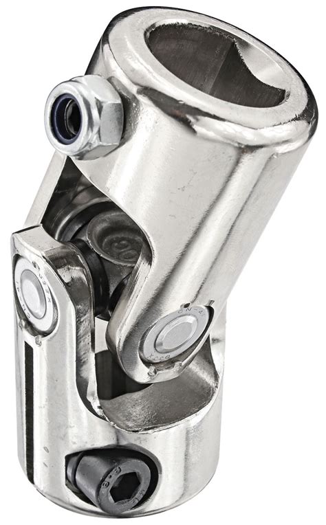 Universal Joint, 1964-72 Steering Column to Shaft, 1" DD - 3/4" DD, Stainless @ OPGI.com