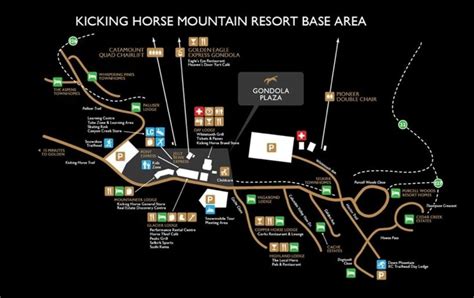 Kicking Horse Trail Map | Liftopia