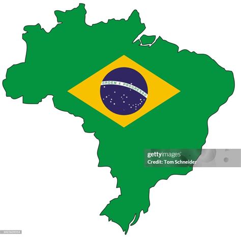 Brazil Flag Outline High-Res Vector Graphic - Getty Images