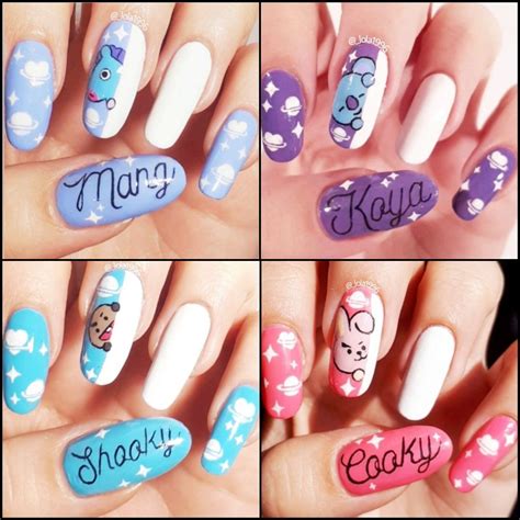 Bts Army Nail Art ~ KPOP FANS