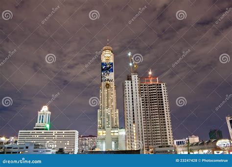 Bangkok City View from the Buildings Editorial Stock Photo - Image of ...