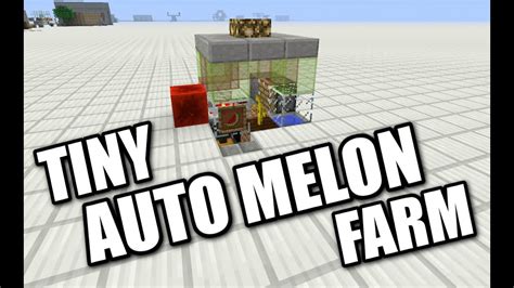 Minecraft Bedrock - MELON MINI FARM 🍈🎃 [ Tutorial ] PS4 / MCPE / Xbox / Windows / Switch - YouTube