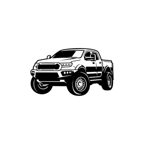 Premium Vector | Lifted truck illustration vector