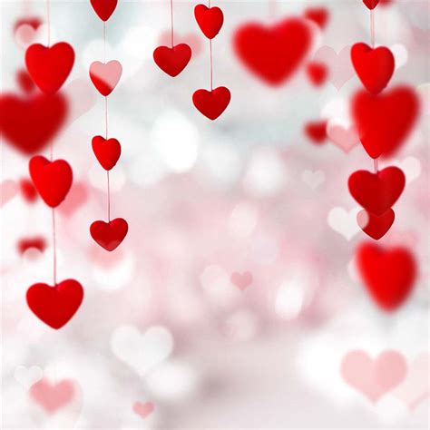 Shop Fox Rolled Vinyl Red Heart Valentine's Day Backdrop – Foxbackdrop