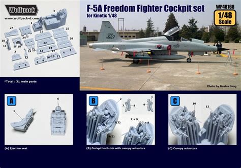 F-5A Freedom Fighter Cockpit set