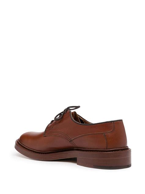 Tricker's Leather Derby Shoes, $580 | farfetch.com | Lookastic