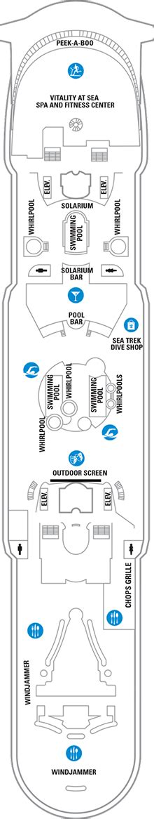 Explorer of the Seas Deck plan & cabin plan