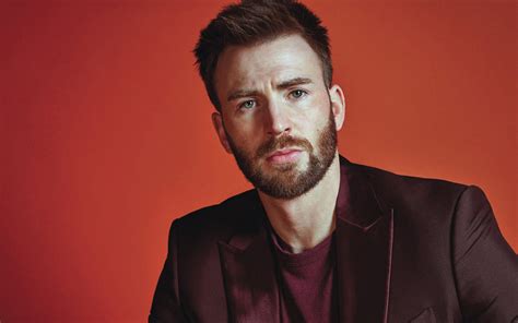 Download Beard American Actor Celebrity Chris Evans HD Wallpaper