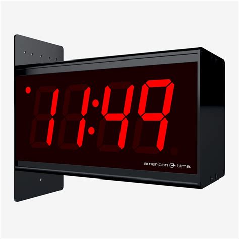 Wired System Digital Wall Clocks | American Time