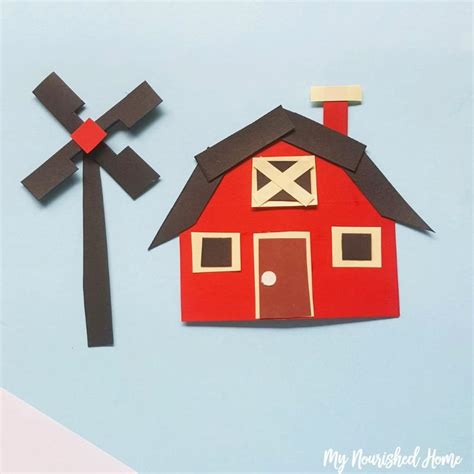 Paper Farm - A Barn Craft for Kids | My Nourished Home