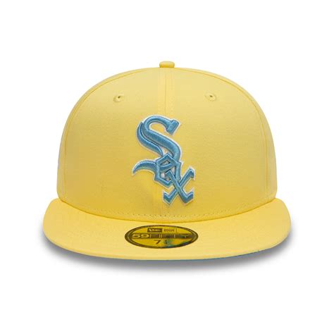 Official New Era Chicago White Sox MLB Soft Yellow 59FIFTY Fitted Cap B8140_255 | New Era Cap Sweden