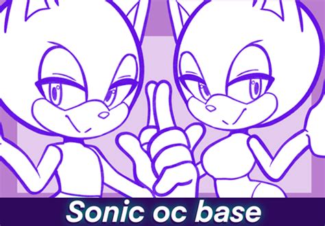 Sonic oc base - Bluukio's Ko-fi Shop - Ko-fi ️ Where creators get support from fans through ...