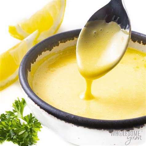 How To Make Hollandaise Sauce In A Blender (EASY!) | Wholesome Yum