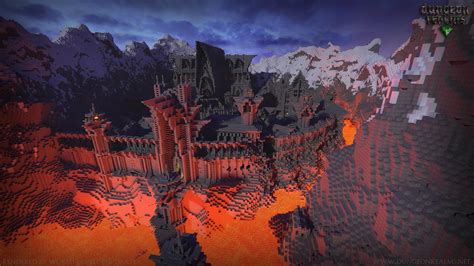 Minecraft Lava Fortress dungeonrealms | Terraria & Minecraft ...