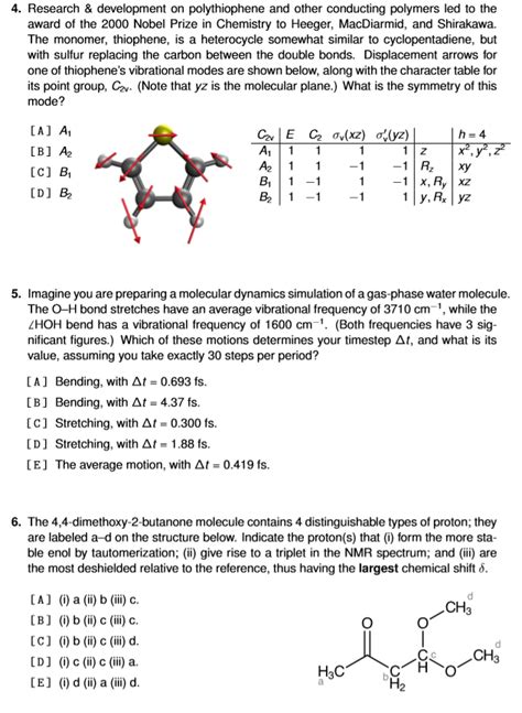 Solved 4. Research & development on polythiophene and other | Chegg.com