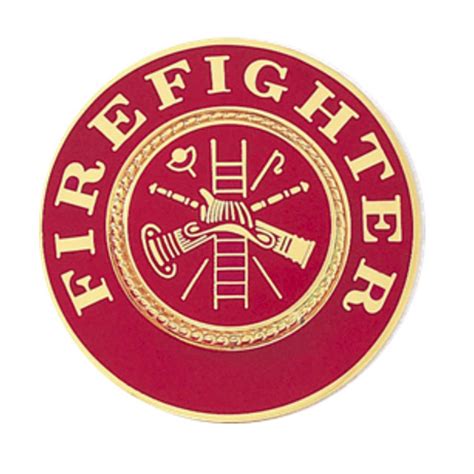 Blackinton Firefighter Circular Cap Badge