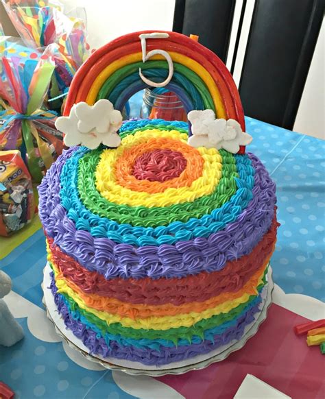 Rainbow birthday cake | The Stitching Scientist