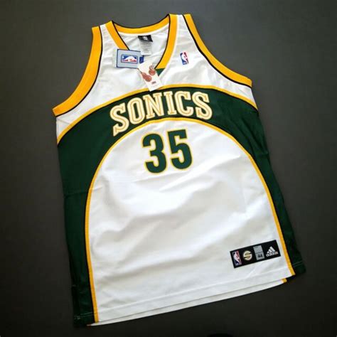 Kevin Durant Jersey Sonics / Kevin Durant 35 Seattle Sonics Men ...