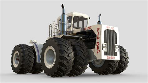 Big Bud 747 Tractor - Buy Royalty Free 3D model by Mike Nixon (@MichaelNixon) [353fb92 ...