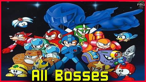 Mega Man 5 - All Bosses - YouTube