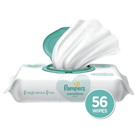 Pampers Sensitive Baby Wipes, 1 Pop-Top Packs, 56 Total Wipes - Walmart.com - Walmart.com