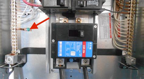 What is the main bonding jumper and where do it find it in an electric panel?