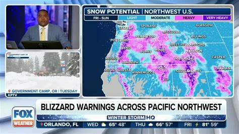 Pacific Northwest faces potential threat of snow, ice as winter storm looms | Fox Weather