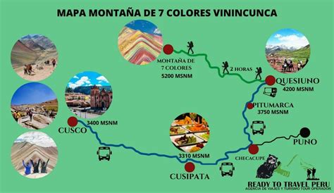 Map of Vinicunca and Palcoyo Ready To Travel Peru