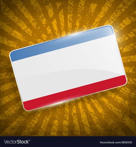 Flag of crimea with old texture Royalty Free Vector Image