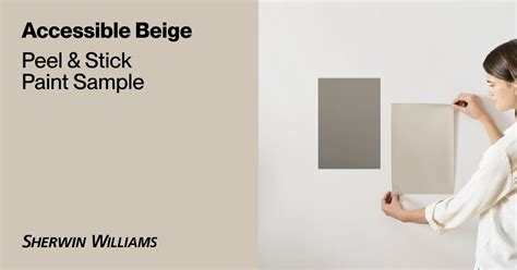 Accessible Beige Paint Sample by Sherwin-Williams (7036) | Peel & Stick ...