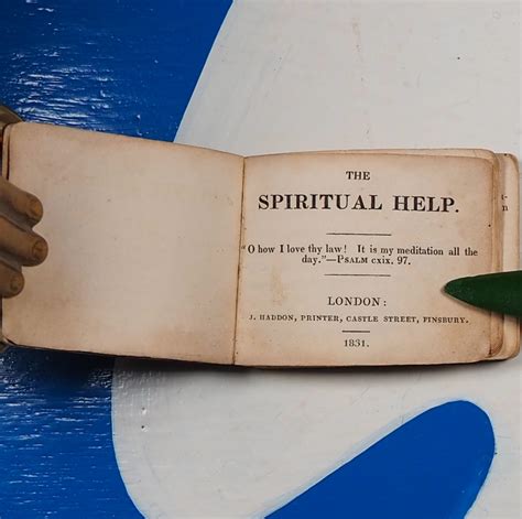 The Spiritual Help. >>UNRECORDED PRE-VICTORIAN MINIATURE